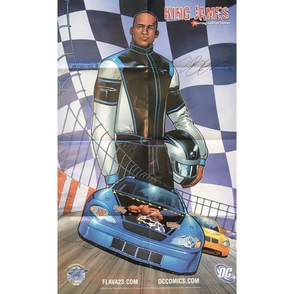 LeBron James DC Comics King James Driven 2005 Chevrolet Racing Powerade NASCAR - Picture 3 of 5